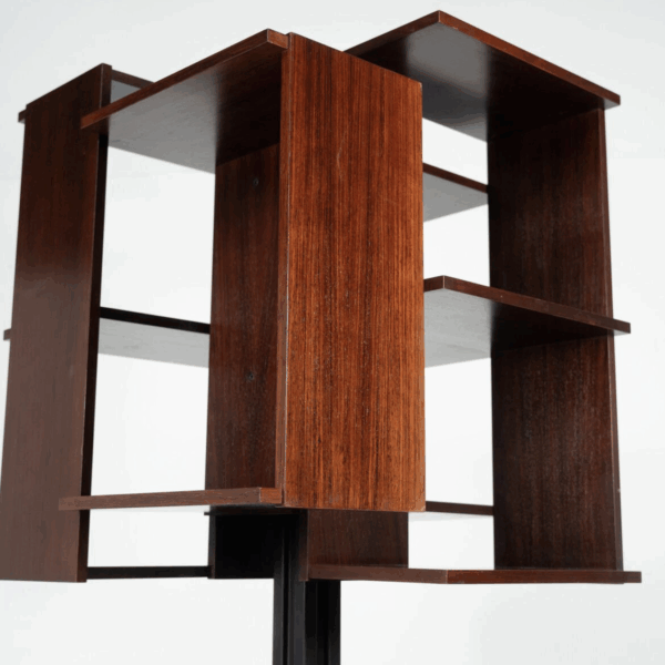 Rotating Bookcase "Centro" by Claudio Salocchi, Italy, 1960s - Image 6