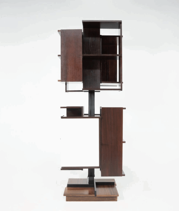 Rotating Bookcase "Centro" by Claudio Salocchi, Italy, 1960s - Image 3