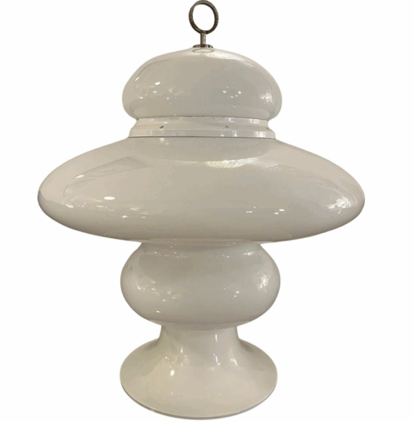 Mid-Century Glass Table Lamp - Image 4