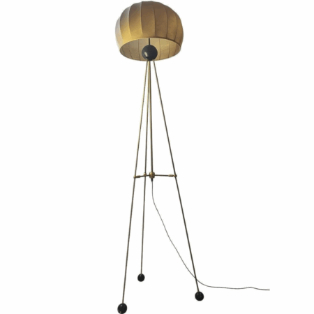 Mid-Century Cocoon Floor Lamp, Italy, 1970s
