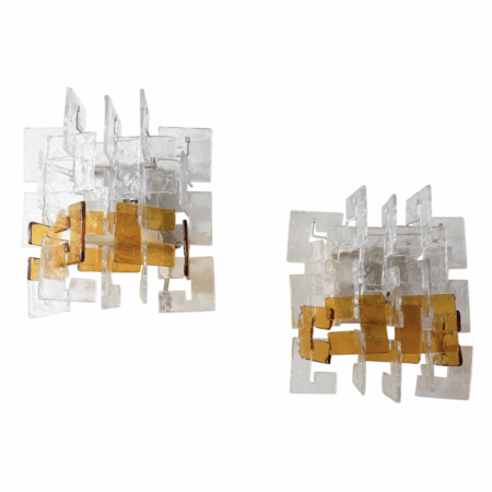 Mid-Century Modern Pair of Wall light by Carlo Nason, 1960s