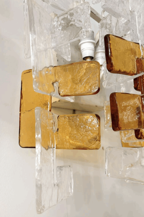 Mid-Century Modern Pair of Wall light by Carlo Nason, 1960s - Image 3