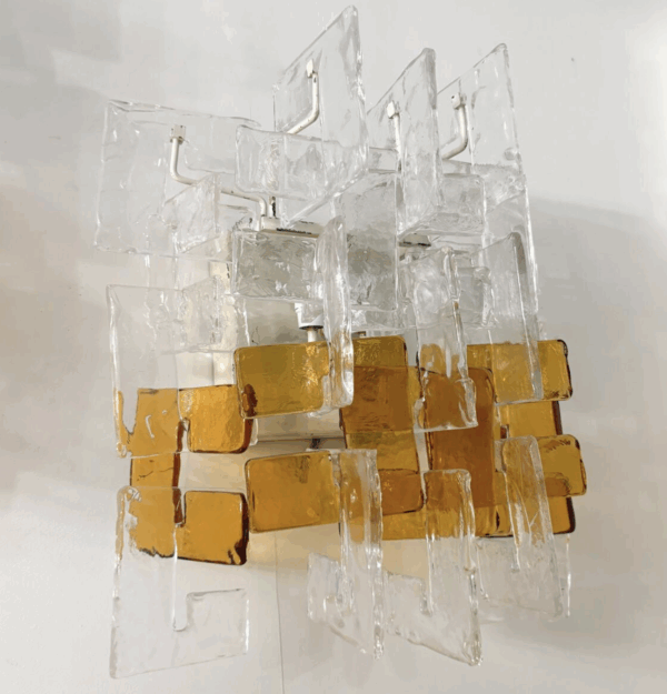 Mid-Century Modern Pair of Wall light by Carlo Nason, 1960s - Image 2