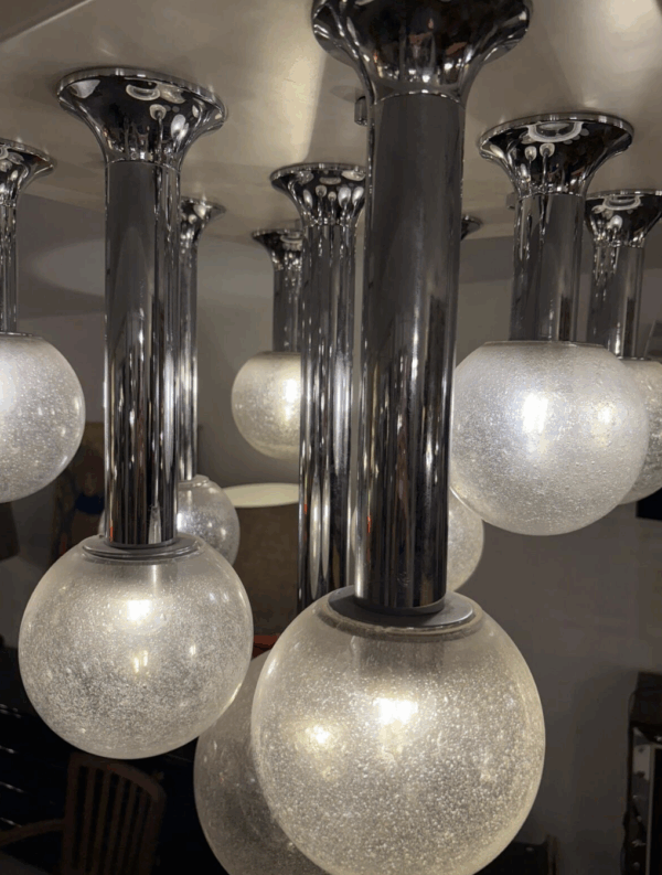Ceiling Light, Goffredo Reggiani Style, 1970s - Image 6