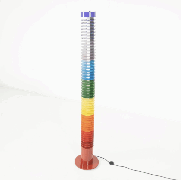 Floor Lamp Model "Iride" by Ico Parisi, Manufactured by Lamperti, Italy - Image 5