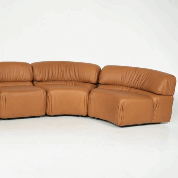 'Cosmos' DS28 Modular Sofa by Ulbald Klug & De Sede - New Leather Upholstery - Image 5