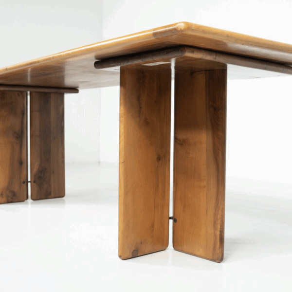 Mid-Century Modern Wooden Dining Table, Ammannati And Vitelli 1960s - Image 9