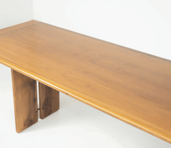 Mid-Century Modern Wooden Dining Table, Ammannati And Vitelli 1960s - Image 4