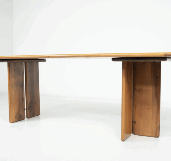Mid-Century Modern Wooden Dining Table, Ammannati And Vitelli 1960s - Image 3