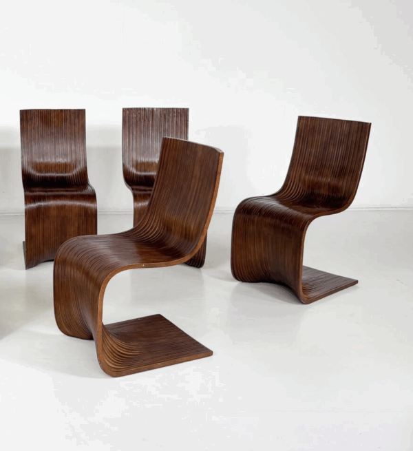 Set of 8 Bamboo Dining Chairs by Alejandro Estrada for Piegatto, 2000s - Image 4