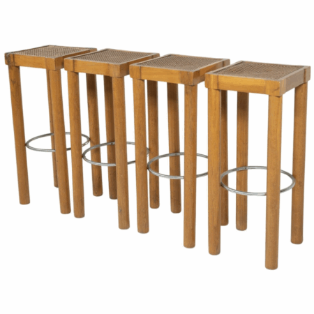 Mid-Century Modern Set of 4 barstools