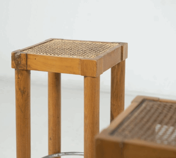Mid-Century Modern Set of 4 barstools - Image 7