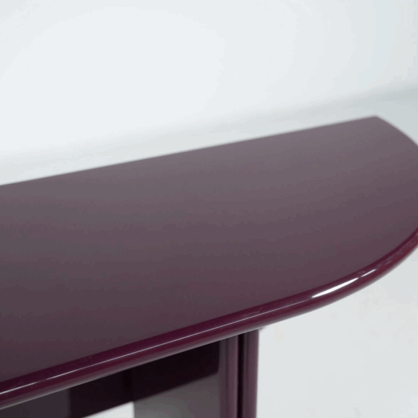 Purple Lacquered Wood "Antella" Console by Kazuhide Takahama for Gavina, 1980s - Image 6