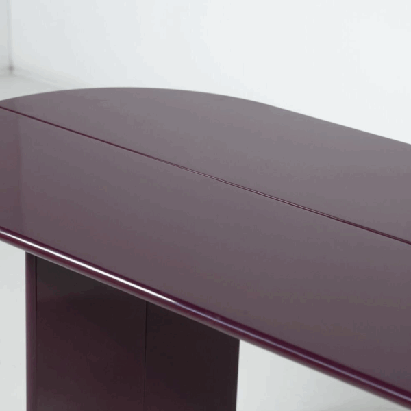 Purple Lacquered Wood "Antella" Console by Kazuhide Takahama for Gavina, 1980s - Image 4