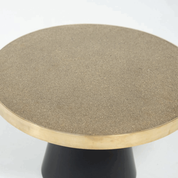 Brass Side Table, Belgium, 1980s - Image 5