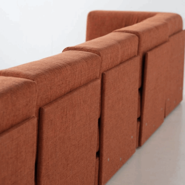 Mid-Century Modular Sofa, Original Upholstery, 1960s - Image 13