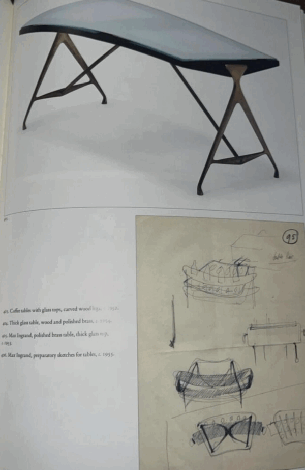 Mid-Century Modern Rare Coffee Table by Max Ingrand, 1955 - Image 12