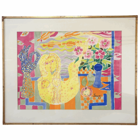 Jos Seeuws (1912-2003) Painting, Belgium, 1970s