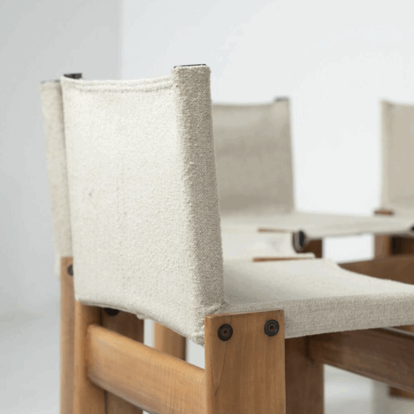 Set of 10 Monk Dining Chairs by Afra & Tobia Scarpa for Molteni, 1970s - Image 13