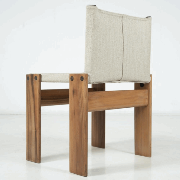 Set of 10 Monk Dining Chairs by Afra & Tobia Scarpa for Molteni, 1970s - Image 4