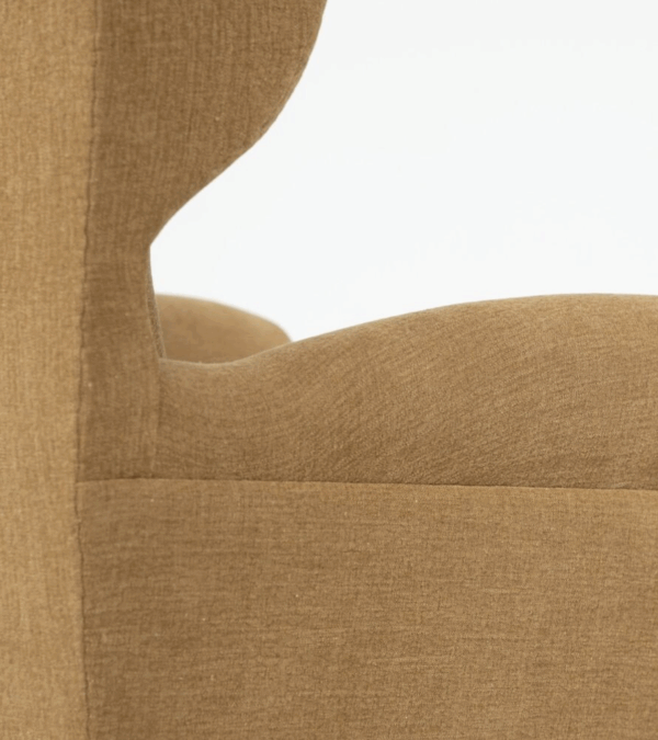 Mid-Century Modern Pair of Highback Armchairs, New Upholstery - Image 6