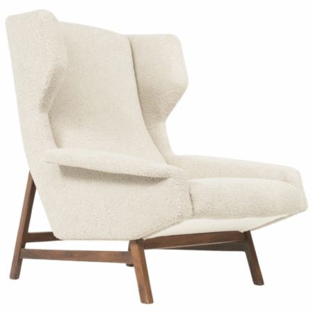 Mid-Century Modern Armchair 877 by Gianfranco Frattini for Cassina
