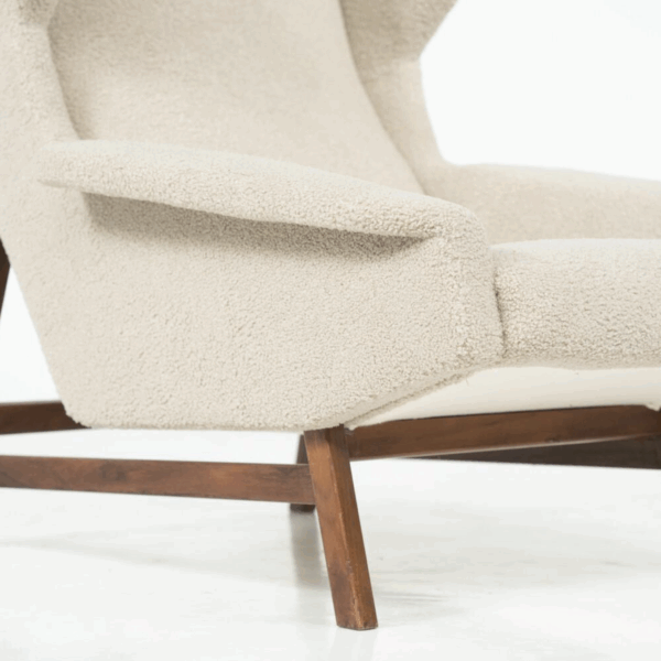 Mid-Century Modern Armchair 877 by Gianfranco Frattini for Cassina - Image 8