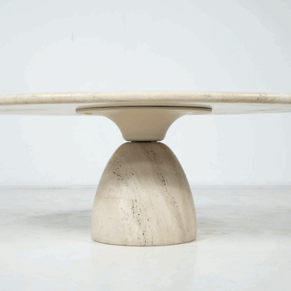 Travertine Coffee Table by Peter Draenert, 1970s - Image 11