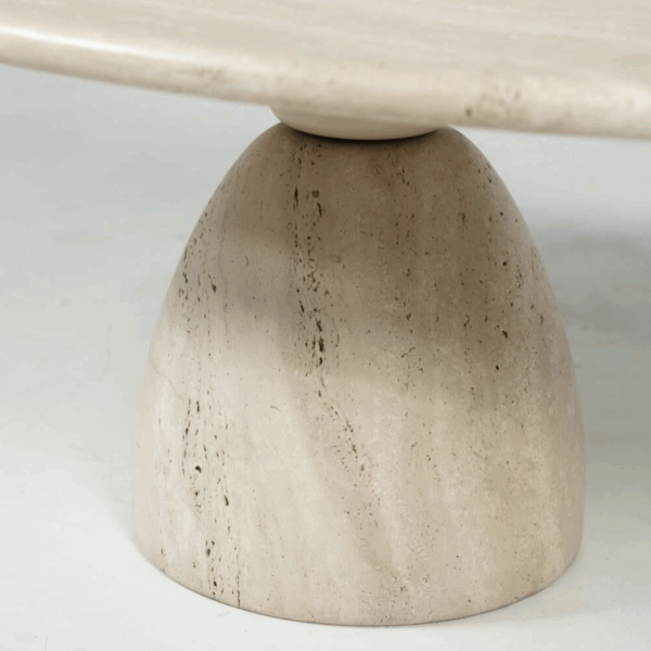 Travertine Coffee Table by Peter Draenert, 1970s - Image 5