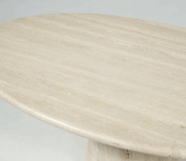 Travertine Coffee Table by Peter Draenert, 1970s - Image 3
