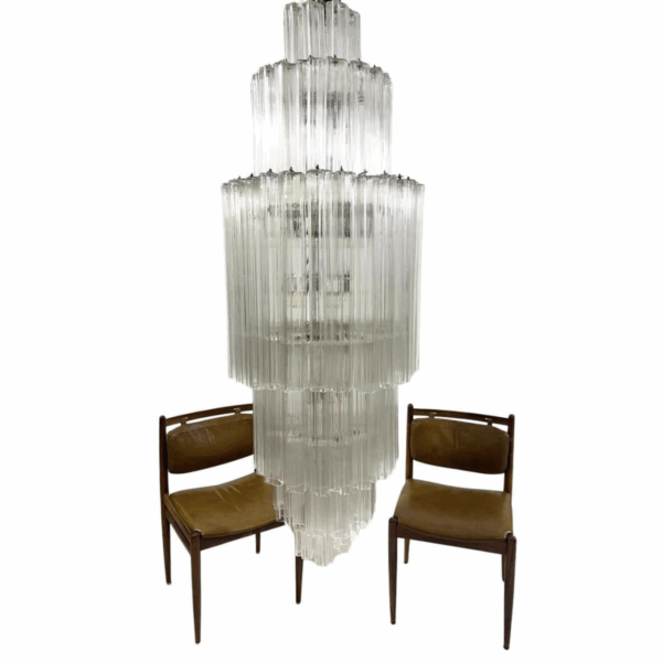 Mid-Century Modern Glass Suspension, Italy, 1960s - Image 7