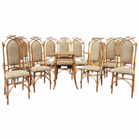 Bamboo Living room Set by Giusto Puri Purini, 1950s