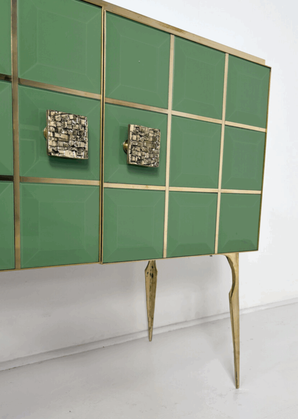 Contemporary Chest, Wood and Glass - Image 5