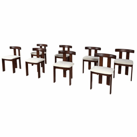 Mid-Century Modern Set of 8 Chairs by Luigi Vaghi, 1960s