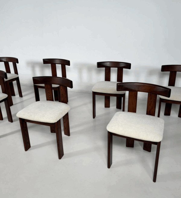 Mid-Century Modern Set of 8 Chairs by Luigi Vaghi, 1960s - Image 3