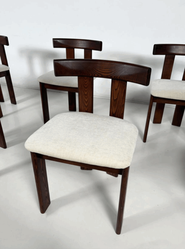 Mid-Century Modern Set of 8 Chairs by Luigi Vaghi, 1960s - Image 2
