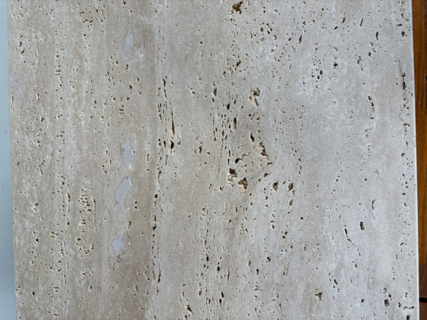 Contemporary Italian Brutalist Sideboard with Travertine Top - Image 5