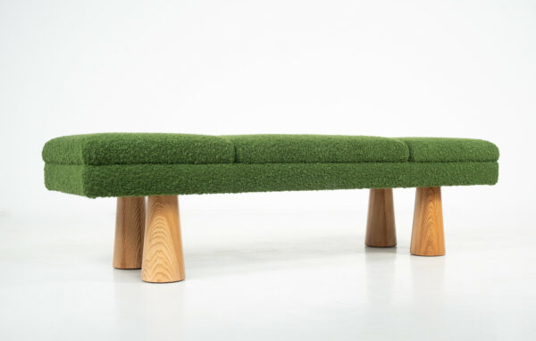 Contemporary Green Bench - Image 8