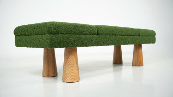 Contemporary Green Bench - Image 6