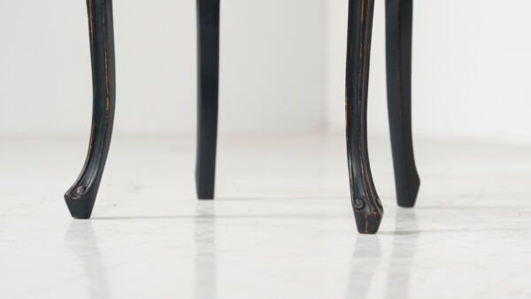 Pair of Contemporary Bar Stools in the Style of Louis XIV - Image 4