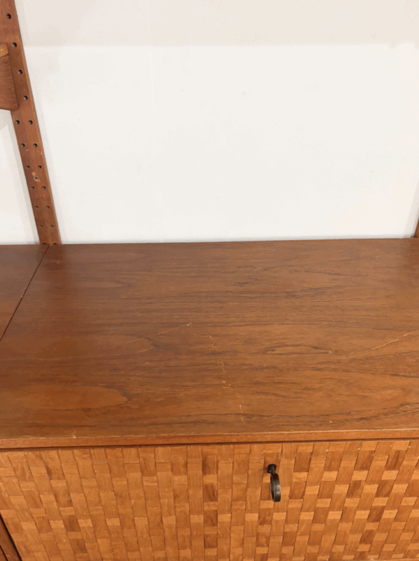 Mid-Century Modern Wooden Wall Unit, 1960s - Image 2