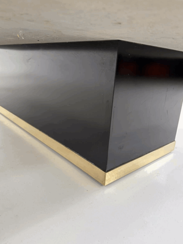 Brass Coffee Table, Belgium, 1970s - Image 5