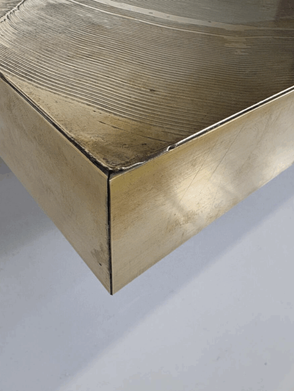 Brass Coffee Table, Belgium, 1970s - Image 4