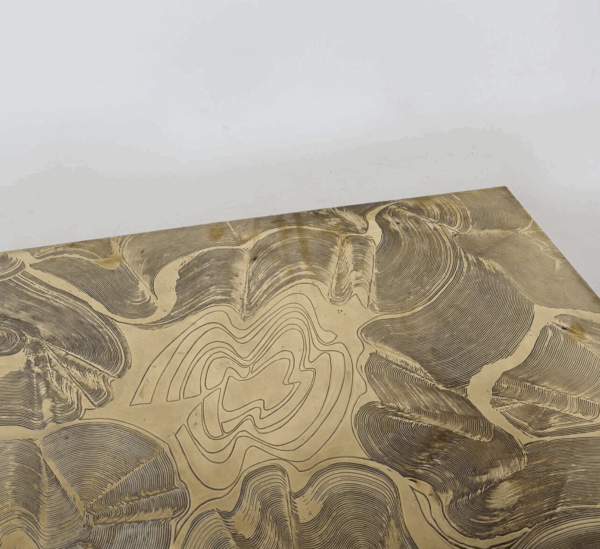 Brass Coffee Table, Belgium, 1970s - Image 2
