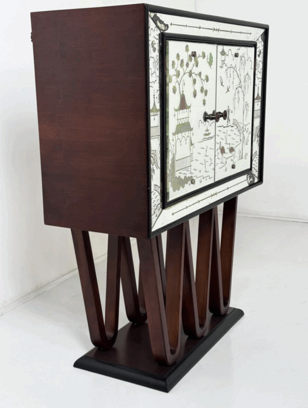 Dry Bar in the style of Osvaldo Borsani, 1940s - Image 7