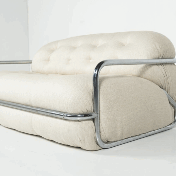 Mid-Century Sofa by Mario Sabot, Italy, 1970s - New Upholstery - Image 3