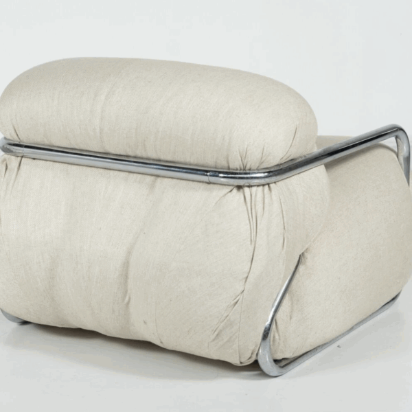 Pair of Armchairs by Mario Sabot, Italy, 1970s - New Upholstery - Image 2