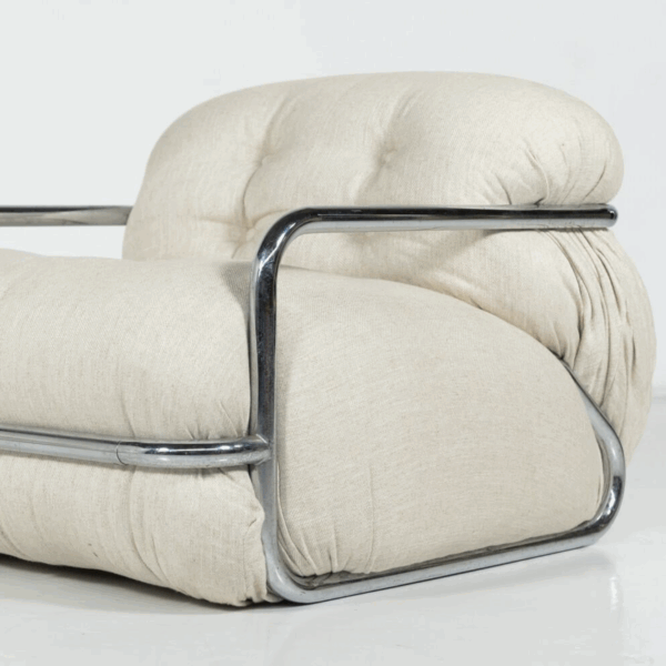 Pair of Armchairs by Mario Sabot, Italy, 1970s - New Upholstery - Image 3