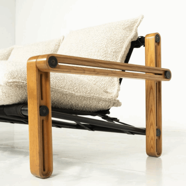 Mid-Century Modern Three-Seater Sofa, 1960s - New Upholstery - Image 3