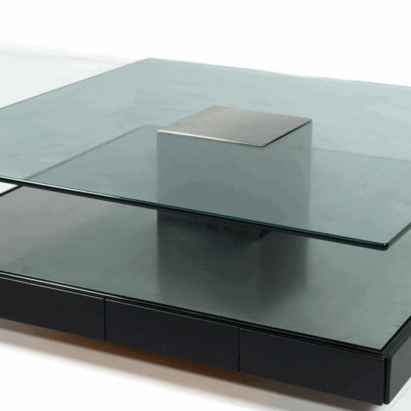 Mid-Century Modern Tecno T147 Coffee Table by Marco Fantoni, Italy, 1970s - Image 9